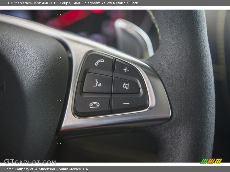 Controls of 2016 AMG GT S Coupe