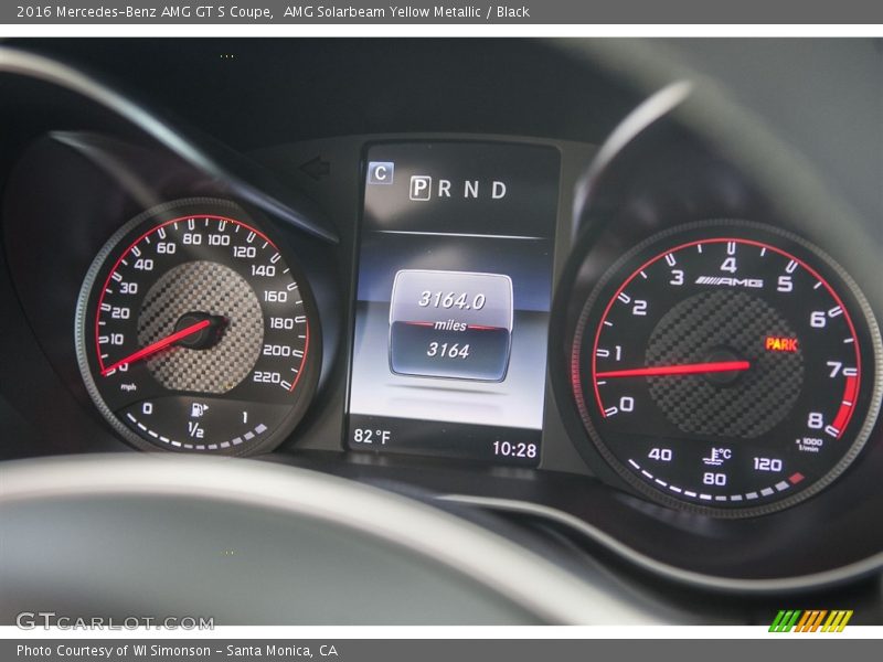  2016 AMG GT S Coupe Coupe Gauges