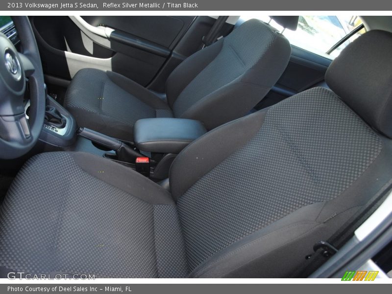 Reflex Silver Metallic / Titan Black 2013 Volkswagen Jetta S Sedan