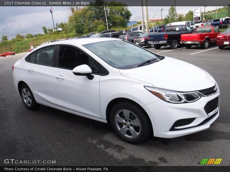 Summit White / Jet Black 2017 Chevrolet Cruze LS