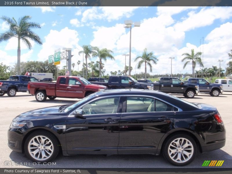 Shadow Black / Dune 2016 Ford Taurus Limited