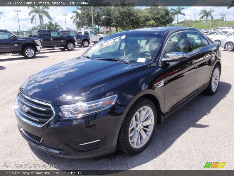Shadow Black / Dune 2016 Ford Taurus Limited