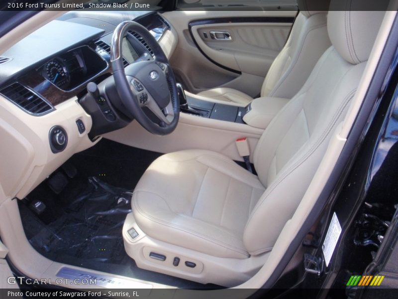 Shadow Black / Dune 2016 Ford Taurus Limited