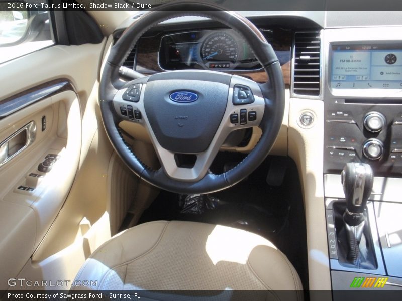 Shadow Black / Dune 2016 Ford Taurus Limited