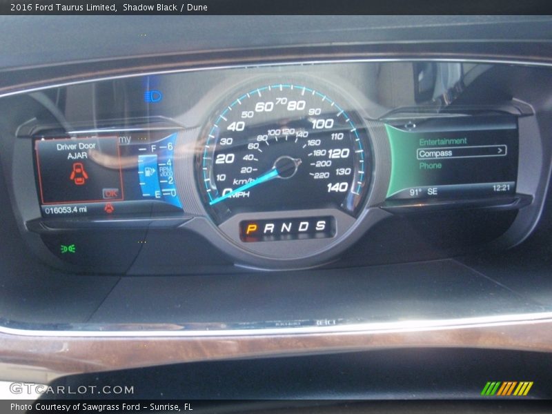 Shadow Black / Dune 2016 Ford Taurus Limited