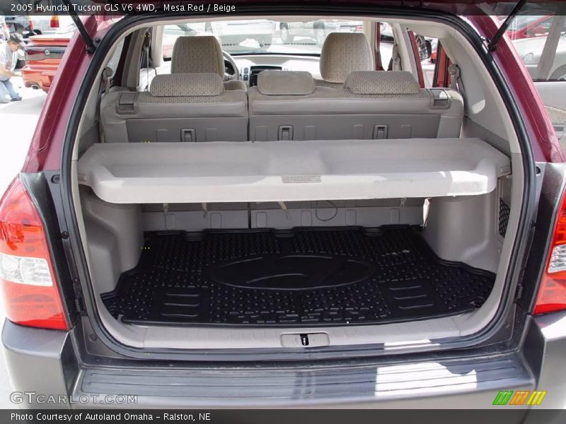 Mesa Red / Beige 2005 Hyundai Tucson GLS V6 4WD