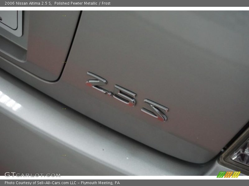 Polished Pewter Metallic / Frost 2006 Nissan Altima 2.5 S