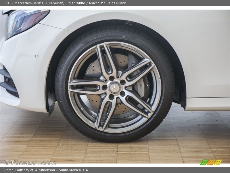 Polar White / Macchiato Beige/Black 2017 Mercedes-Benz E 300 Sedan