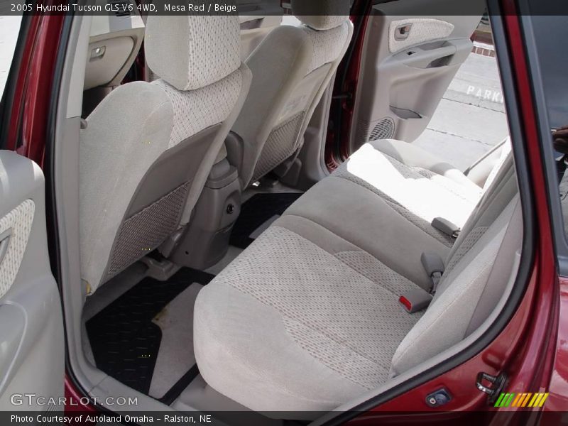 Mesa Red / Beige 2005 Hyundai Tucson GLS V6 4WD