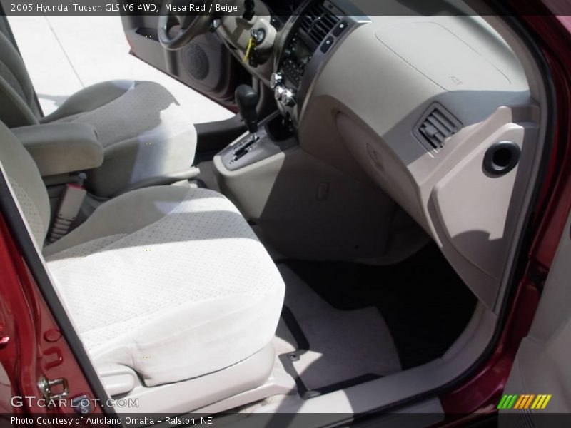 Mesa Red / Beige 2005 Hyundai Tucson GLS V6 4WD