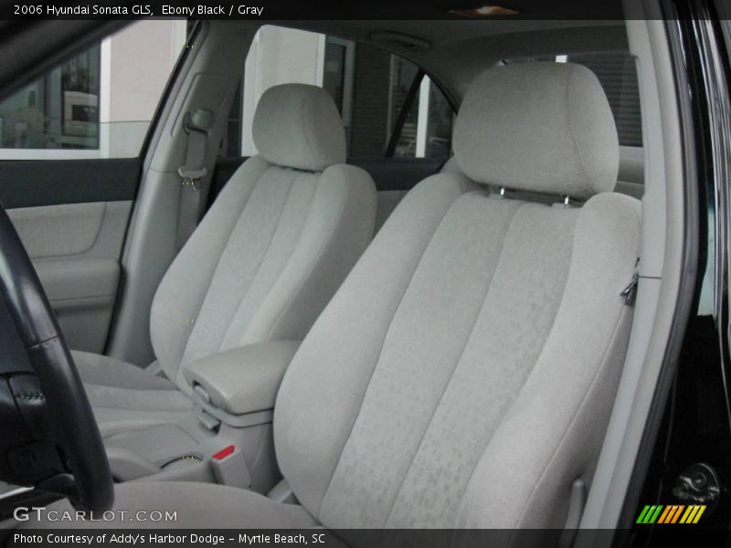 Ebony Black / Gray 2006 Hyundai Sonata GLS