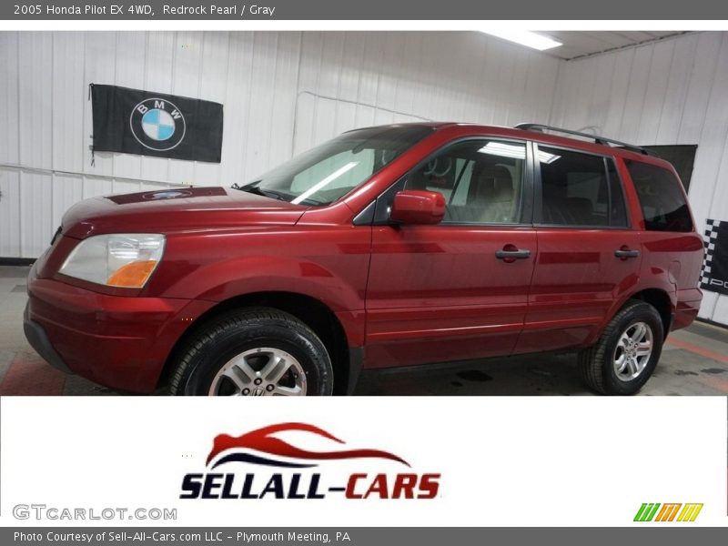 Redrock Pearl / Gray 2005 Honda Pilot EX 4WD
