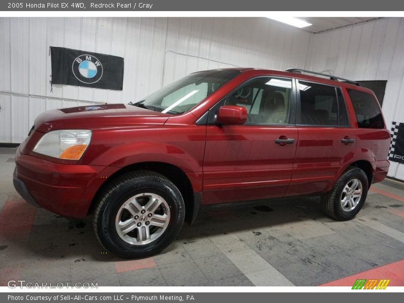 Redrock Pearl / Gray 2005 Honda Pilot EX 4WD
