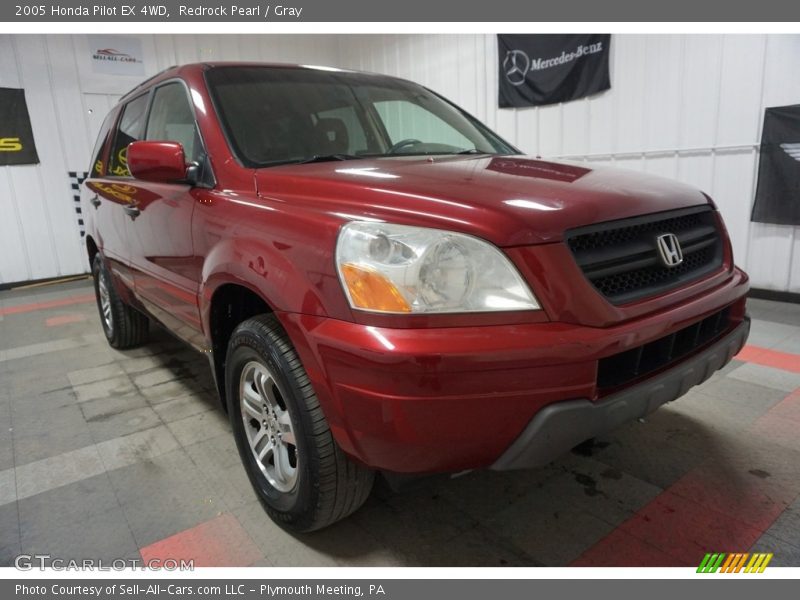 Redrock Pearl / Gray 2005 Honda Pilot EX 4WD