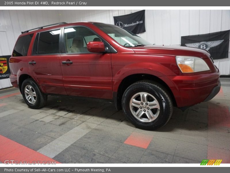 Redrock Pearl / Gray 2005 Honda Pilot EX 4WD