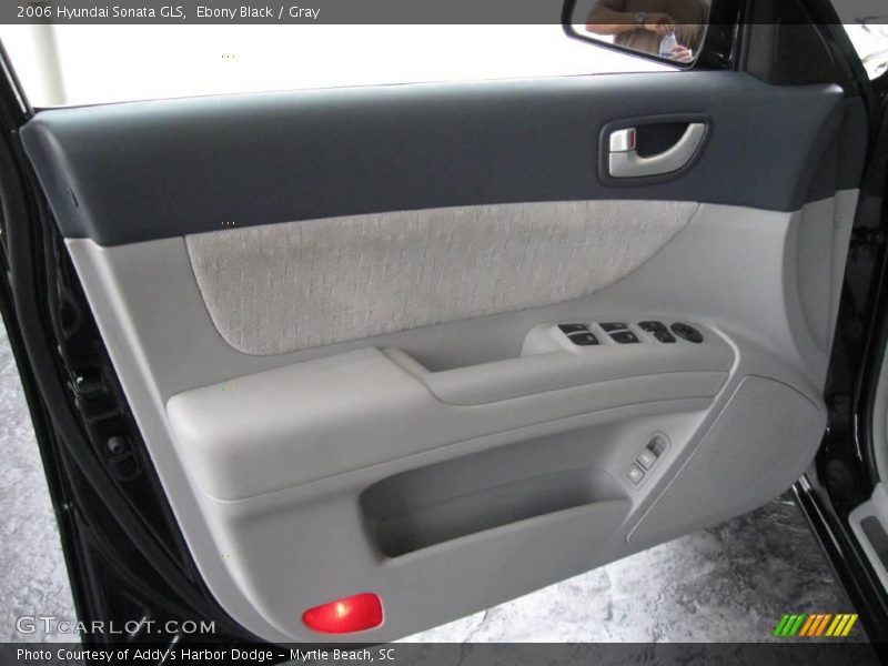 Ebony Black / Gray 2006 Hyundai Sonata GLS