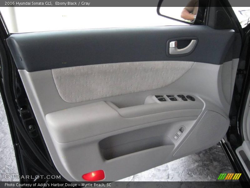 Ebony Black / Gray 2006 Hyundai Sonata GLS