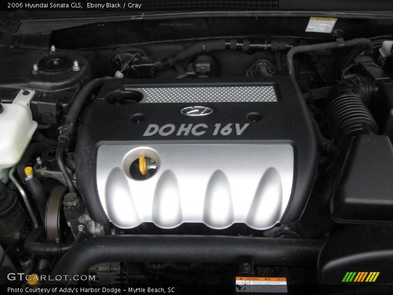 Ebony Black / Gray 2006 Hyundai Sonata GLS