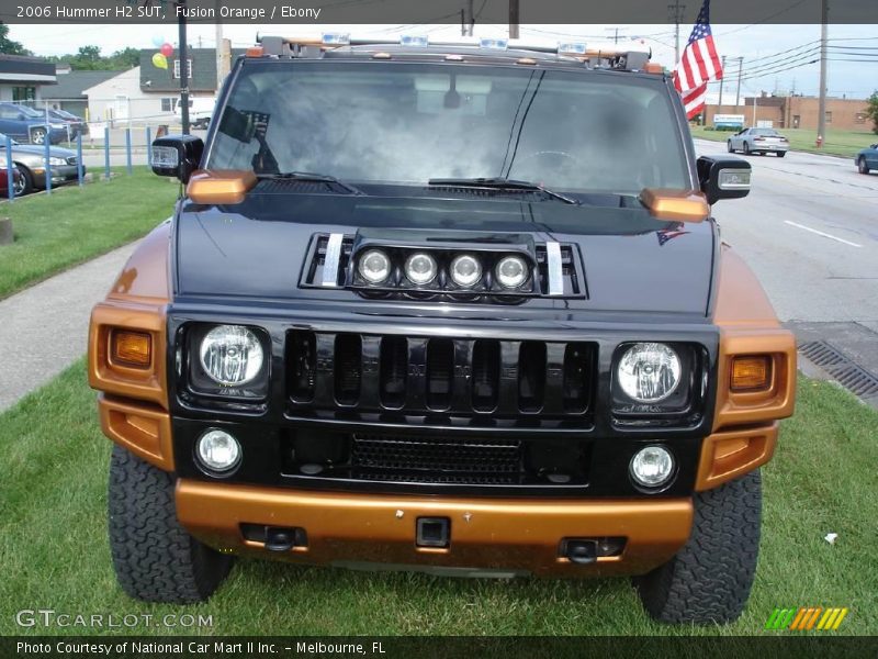 Fusion Orange / Ebony 2006 Hummer H2 SUT