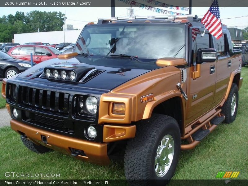 Fusion Orange / Ebony 2006 Hummer H2 SUT