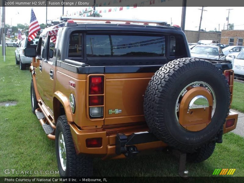 Fusion Orange / Ebony 2006 Hummer H2 SUT