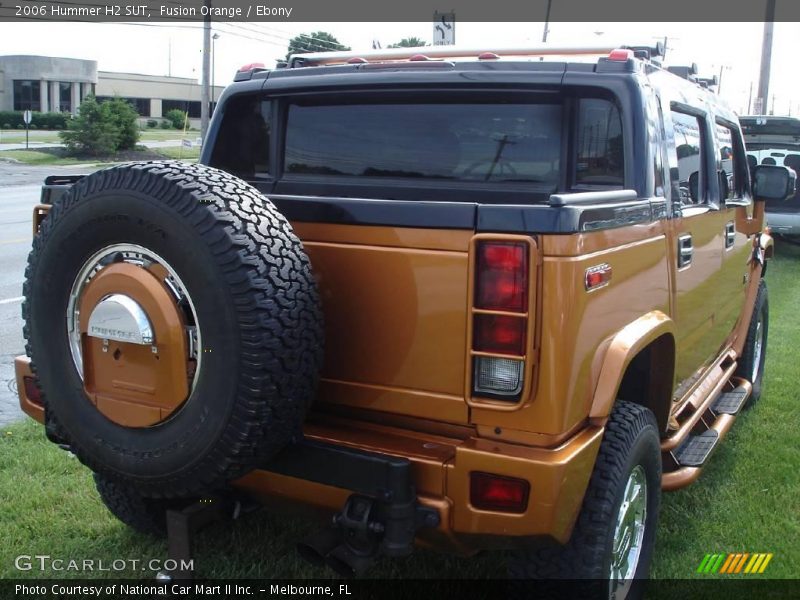 Fusion Orange / Ebony 2006 Hummer H2 SUT