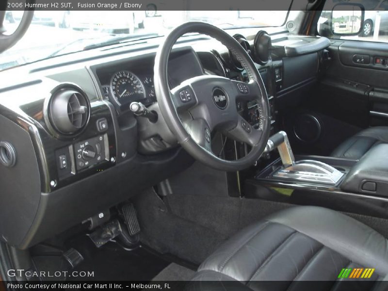 Fusion Orange / Ebony 2006 Hummer H2 SUT