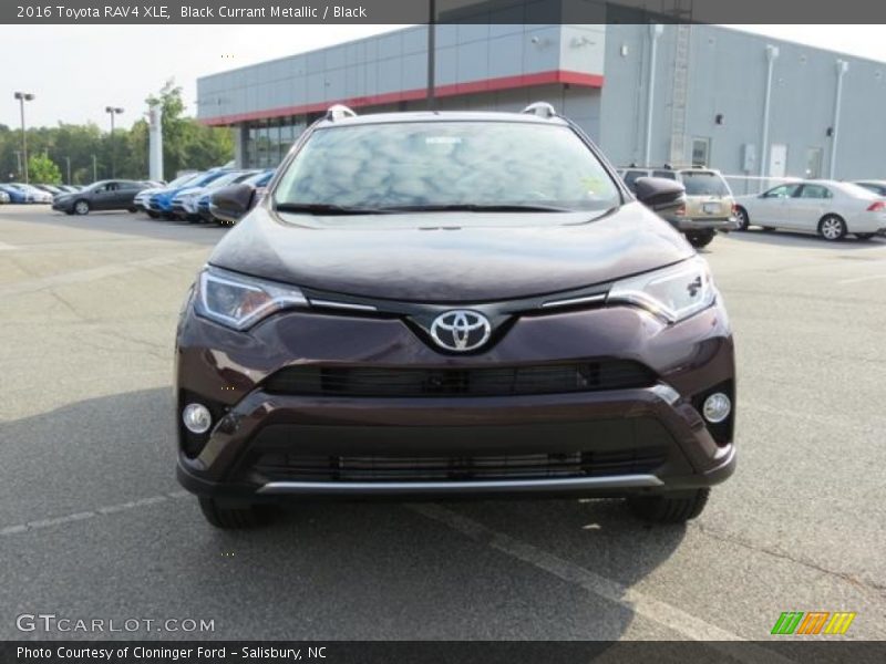 Black Currant Metallic / Black 2016 Toyota RAV4 XLE