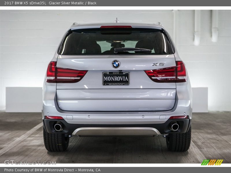Glacier Silver Metallic / Black 2017 BMW X5 sDrive35i