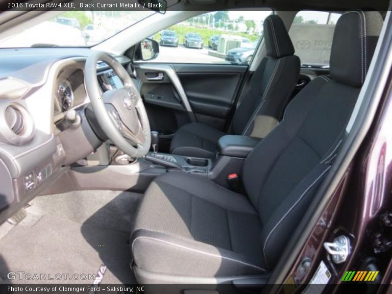 Black Currant Metallic / Black 2016 Toyota RAV4 XLE
