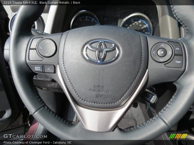 Black Currant Metallic / Black 2016 Toyota RAV4 XLE