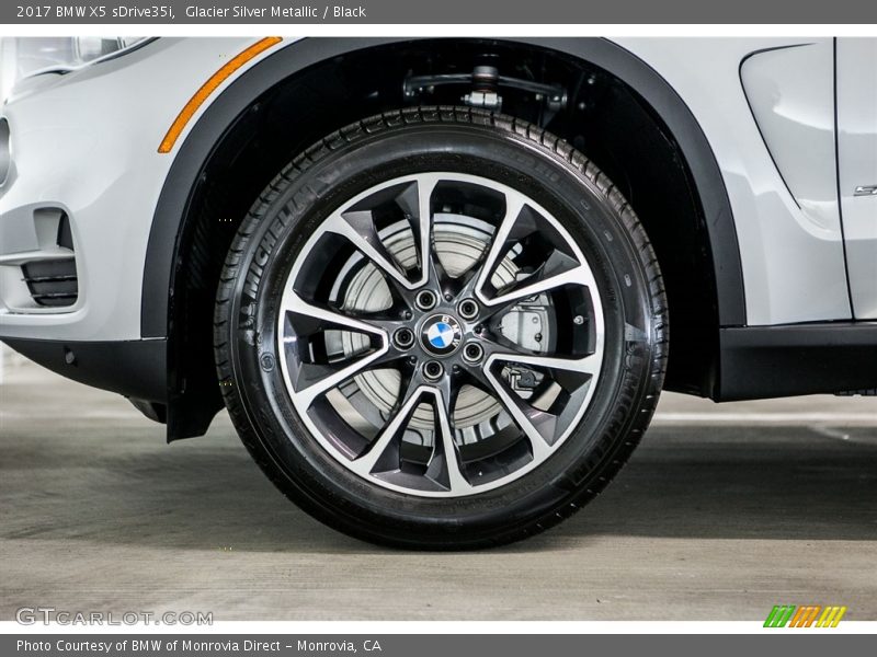 Glacier Silver Metallic / Black 2017 BMW X5 sDrive35i