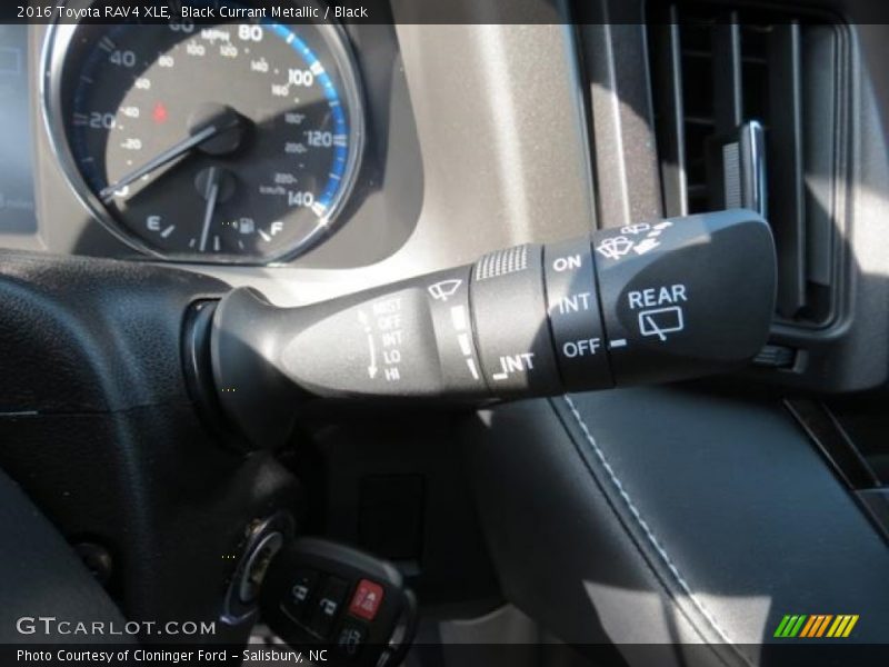 Black Currant Metallic / Black 2016 Toyota RAV4 XLE