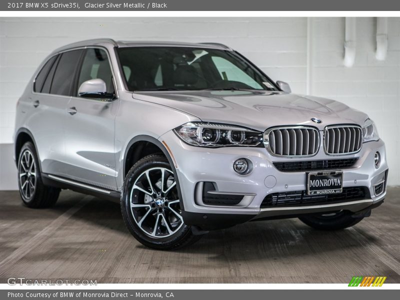 Glacier Silver Metallic / Black 2017 BMW X5 sDrive35i