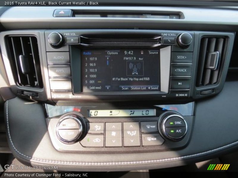 Black Currant Metallic / Black 2016 Toyota RAV4 XLE