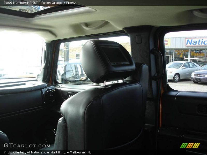 Fusion Orange / Ebony 2006 Hummer H2 SUT