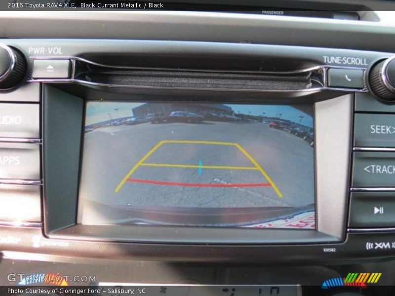 Black Currant Metallic / Black 2016 Toyota RAV4 XLE