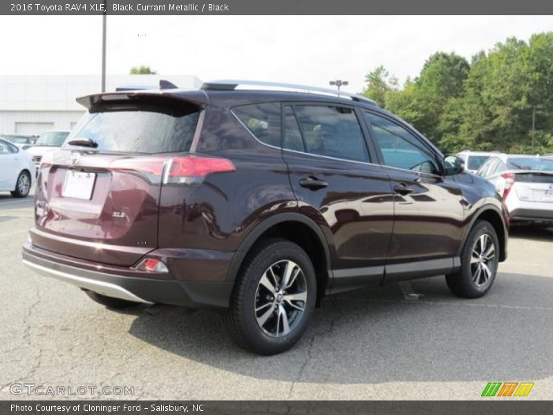 Black Currant Metallic / Black 2016 Toyota RAV4 XLE