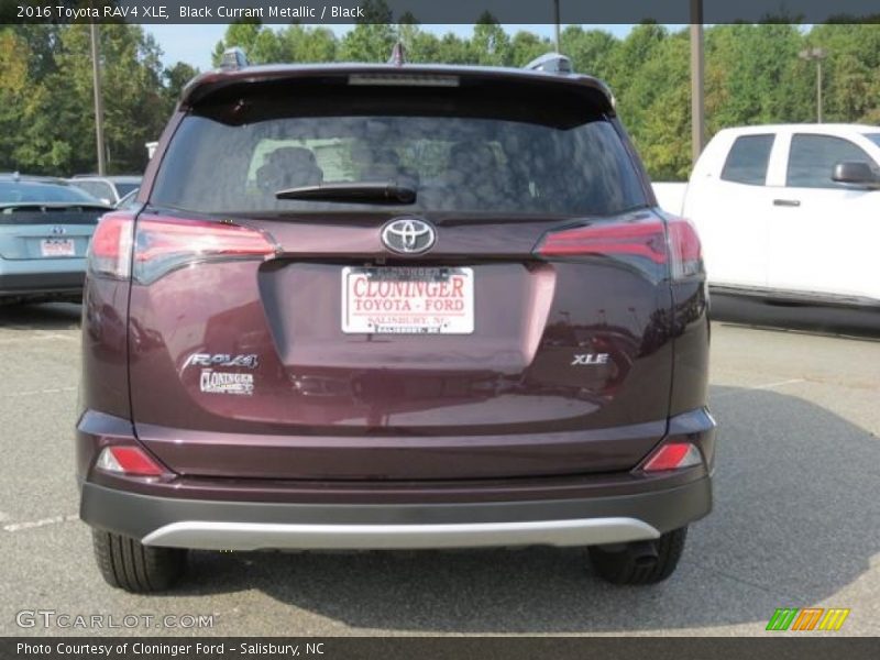 Black Currant Metallic / Black 2016 Toyota RAV4 XLE