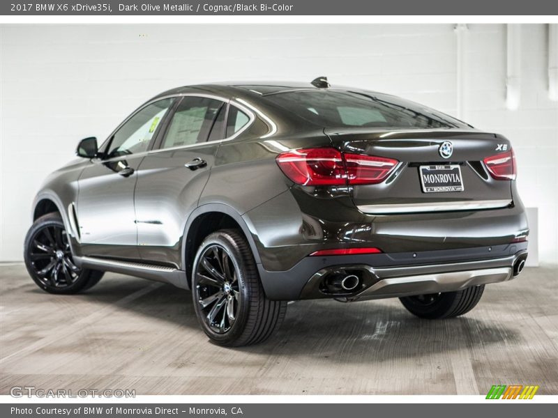 Dark Olive Metallic / Cognac/Black Bi-Color 2017 BMW X6 xDrive35i