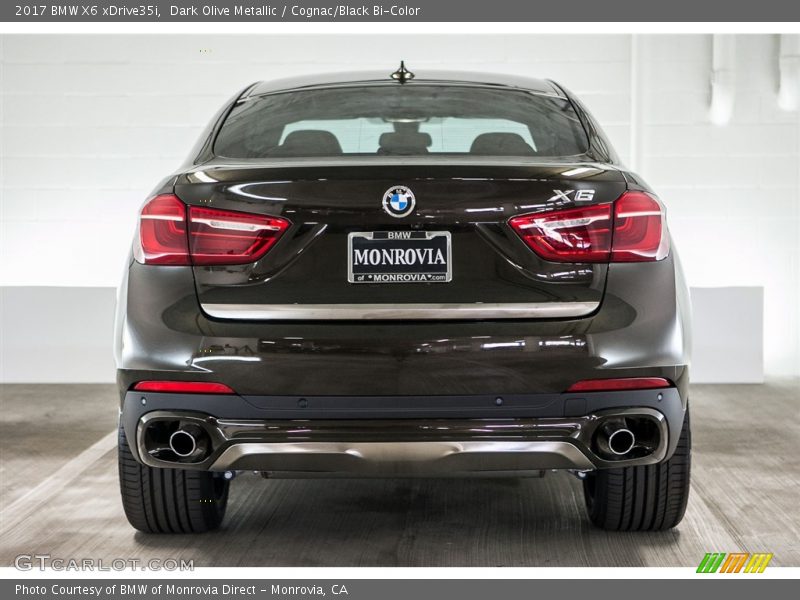 Dark Olive Metallic / Cognac/Black Bi-Color 2017 BMW X6 xDrive35i