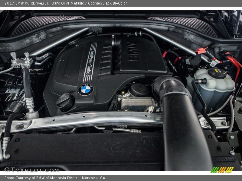  2017 X6 xDrive35i Engine - 3.0 Liter TwinPower Turbocharged DOHC 24-Valve VVT  Inline 6 Cylinder