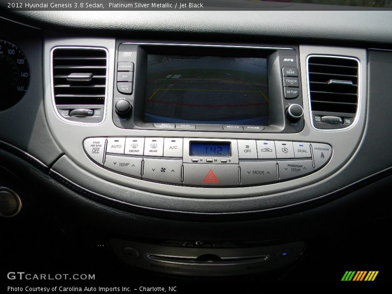 Platinum Silver Metallic / Jet Black 2012 Hyundai Genesis 3.8 Sedan