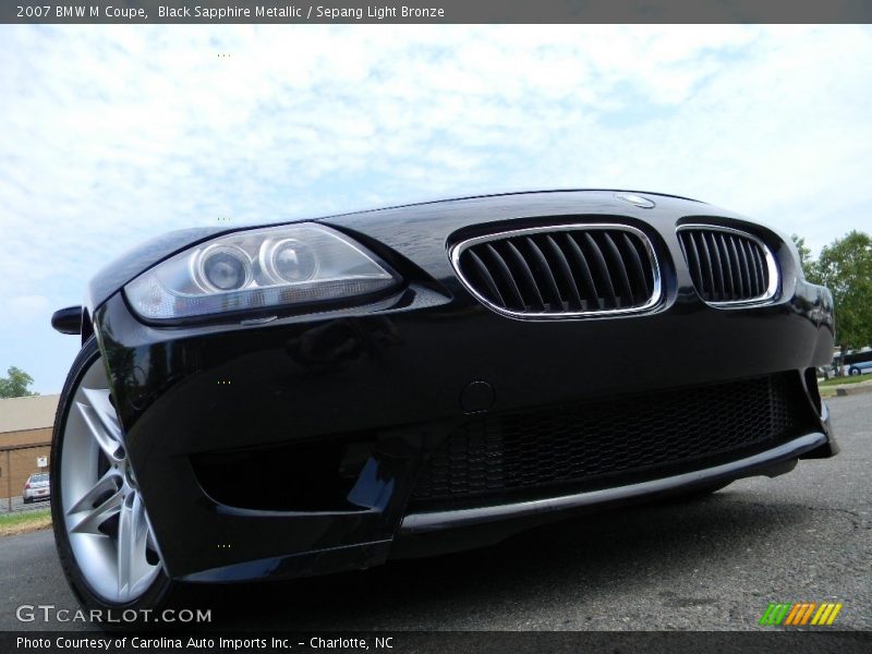 Black Sapphire Metallic / Sepang Light Bronze 2007 BMW M Coupe