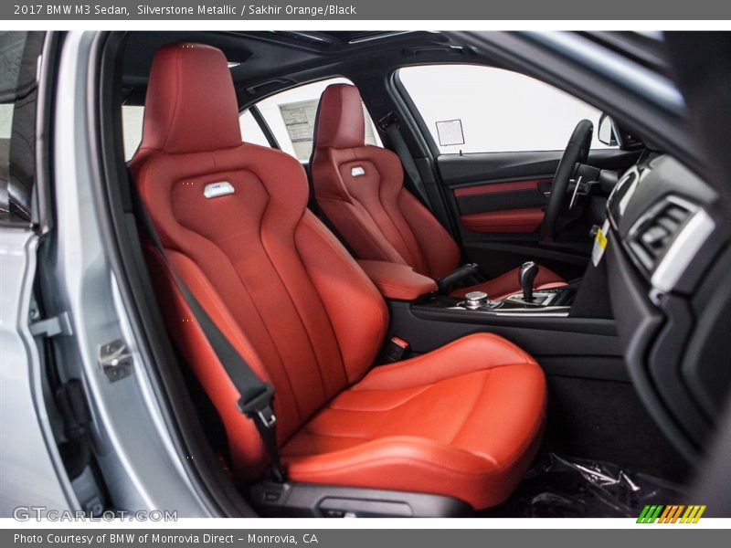  2017 M3 Sedan Sakhir Orange/Black Interior