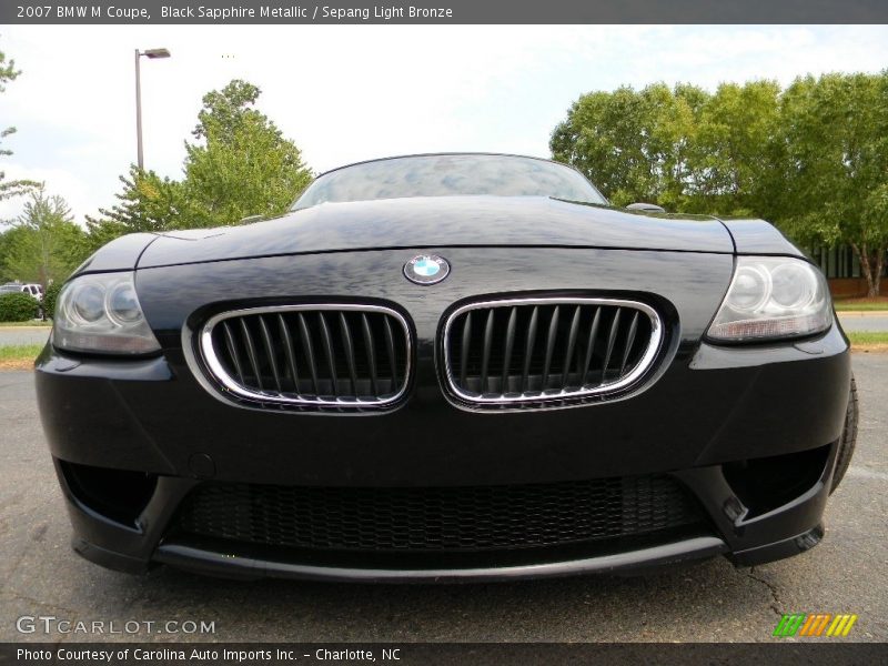 Black Sapphire Metallic / Sepang Light Bronze 2007 BMW M Coupe