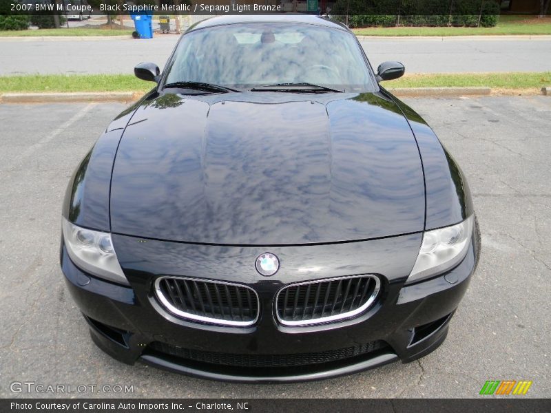 Black Sapphire Metallic / Sepang Light Bronze 2007 BMW M Coupe