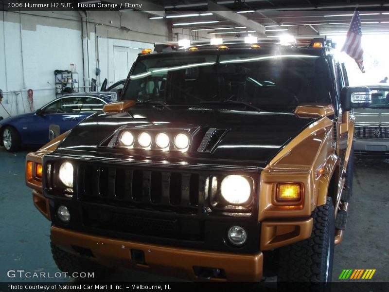 Fusion Orange / Ebony 2006 Hummer H2 SUT