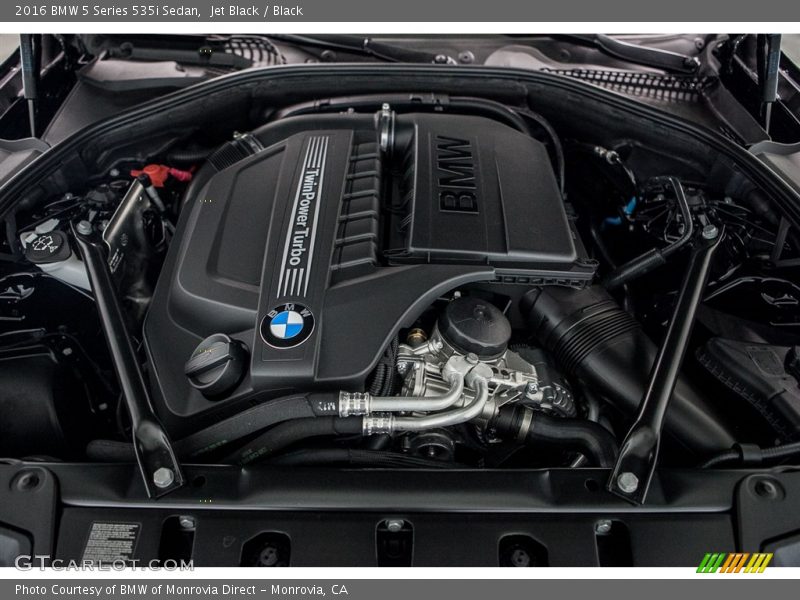 Jet Black / Black 2016 BMW 5 Series 535i Sedan
