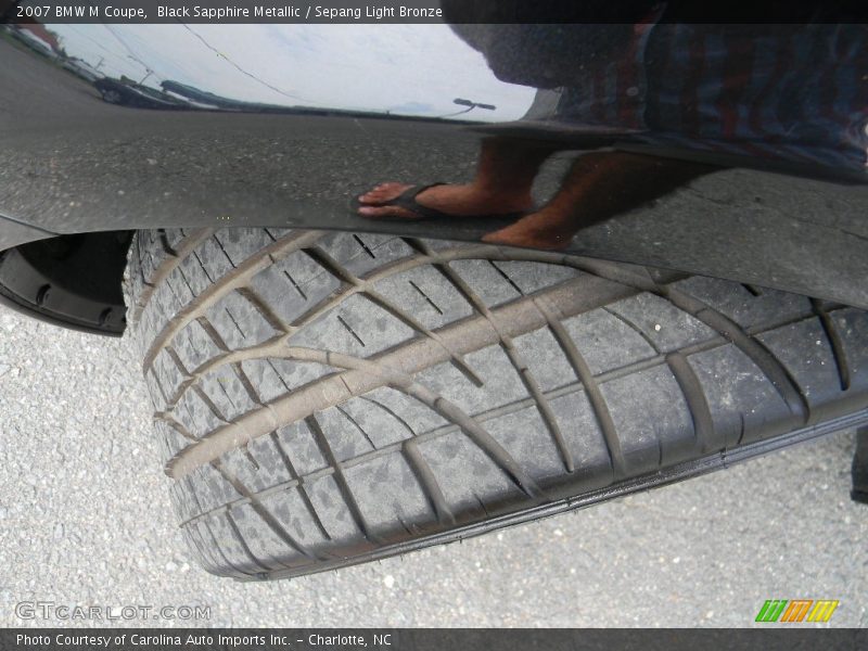 Black Sapphire Metallic / Sepang Light Bronze 2007 BMW M Coupe